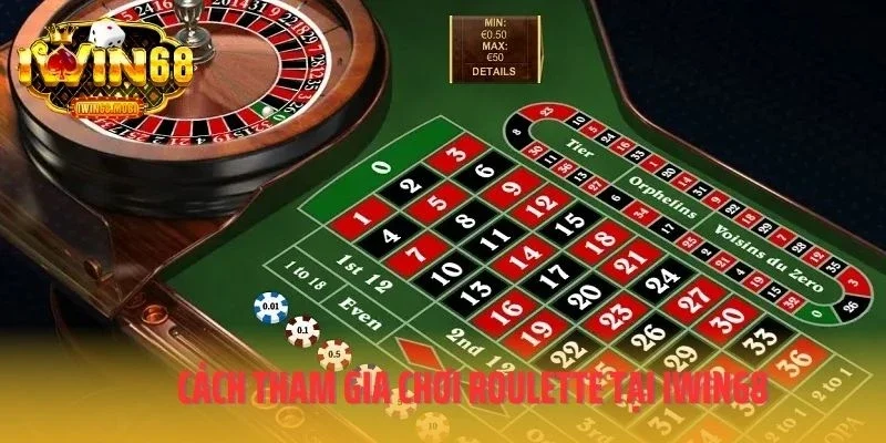 Cách tham gia chơi Roulette tại IWIN68